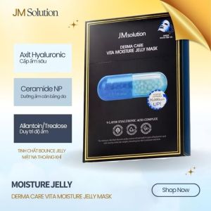 Mặt Nạ JMsolution Derma Care Vita Jelly Mask Hỗ Trợ Cấp Ẩm Dưỡng Ẩm Làm Trắng Sáng Mịn Da (Hộp 10 miếng)