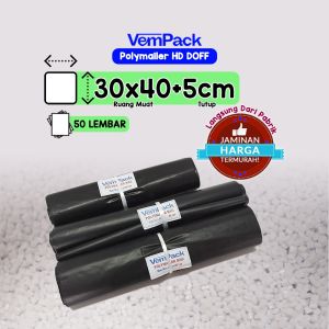 Polymailer HD DOFF EKONOMIS 30x40 CM Plastik Packing Online Shop Tebal Anti Sobek Grosir Termurah
