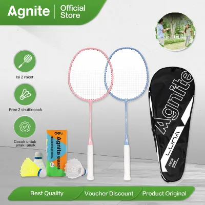 Agnite Children Badminton Racket / Raket Badminton / Raket Bulu Tangkis Anak Alat Olahraga High Quality F2128