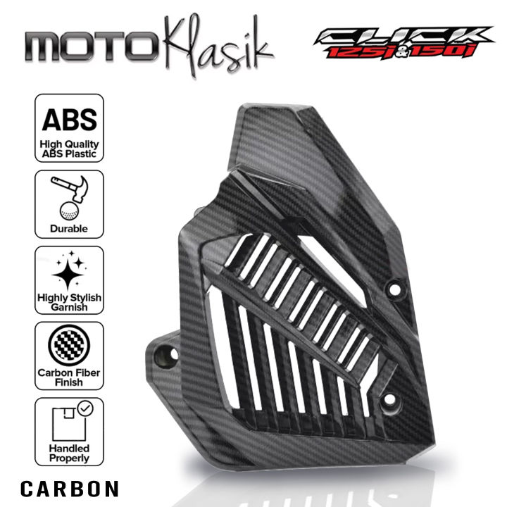 HONDA CLICK 125I / 150I LEG SHIELD GARNISH COVER CARBON C-6203 FOR