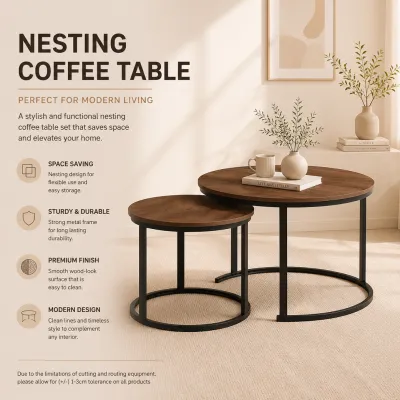 【PRE-ORDERDELIVER 15/6】𝐌𝐘𝐅𝐔𝐑𝐍𝐈𝐓𝐔𝐑𝐄𝐋𝐀𝐁®: AMERICANO Coffee Table Meja Kopi Ruang Tamu Meja Home Living Furniture