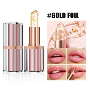 Temperature Change Jelly Lipstick Moisturizing Nourishing Non Stick Cup Waterproof Long Lasting Color Changing Lip Balm