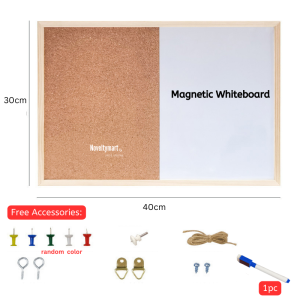 Combination Cork White Board 40 x 60 cm