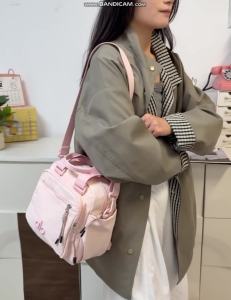 aloHandbag Crossbody Bag Lightweight Nylon Gym Yoga Bag Multi Pocket Casual Tote Bag Adjustable Shoulder Strap Travel Daily Commute Bag For Women