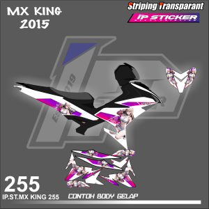 MX KING 2015 (COD) STIKER STRIPING MOTOR YAMAHA MX KING 2015 HOLOGRAM DAN TRANSPARAN