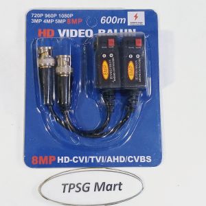 Video Balun Camera Full HD - 8Mp (Loại khóa gài)