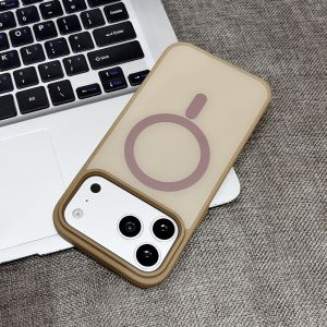 Luxury Skin Matte Soft Bumper Case for iPhone 17E 16E 14 15 Plus 13 12 11 Pro Max For Magsafe Charge Magnetic Armor Cover Fundas