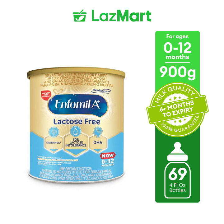 Enfamil A+ Lactose Free Infant Milk Formula Powder for 0-12 Months