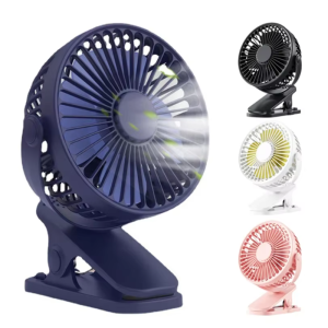 USB Rechargeable Table Fan Clip-on Type Portable Mini Desk Fan 360 Degree Rotation Adjustable Clip-on Fan For Student Dormitory
