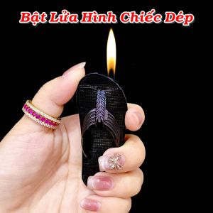 HCM Bật Lửa Xài Gas Hình Chiếc Dép Độc Lạ - Ngộ Nghĩnh (Nhiều Màu)