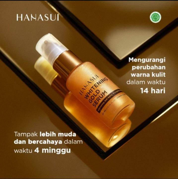 (BISA COD) SERUM HANASUI GOLD WHITENING (NEW) BPOM