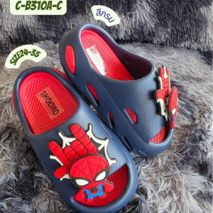 รองเท้าจิบิหมุนได้ลายสไปเดอร์ แบบสวม C-B310A-4
