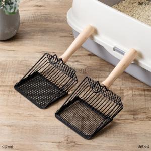 [COD] dgheg Large Stainl Steel Metal Sand Ovel Poop Scooper Fine Hole Tofu Sand Litter Ovel Dirt Scoop Pet Supplies