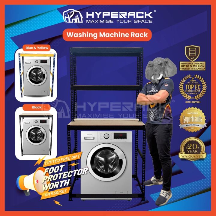 HYPERACK ™️ [High Quality] Washing Machine Rack Rak Dapur Rak Besi Rak ...