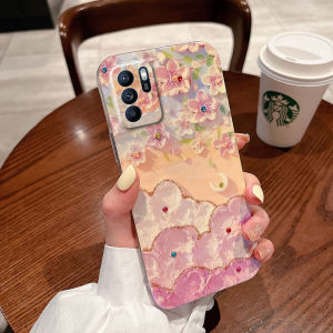 Phone Case OPPO Reno11 Pro A79 A18 Reno10 Reno10 Pro Reno 10 Pro+ 5G Three-dimensional Flower Shiny Bluray Silicone Soft Casing OPPO Reno8 T Reno8 z Reno7 z Reno6 z 5g Reno8 Reno7 Reno6 4G Phone Cover Shell