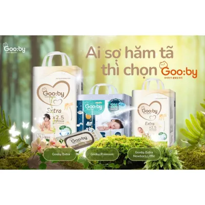 [KHÔNG QUÀ] Tã/ Bỉm dán/quần Gooby đủ size S54/M50/M54/L50/XL48/XXL44/3XL38