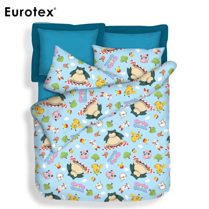 Pokemon Fitted Bedsheet Set Summer Light Quilt, 900 Thread - Main Image