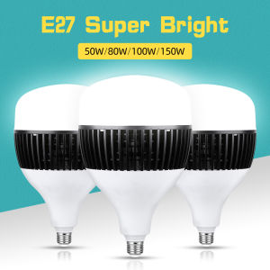 【Buy 2 get 5% off】CANMEIJIA Super Bright Led Light Bulbs 50w 80w 100w 150w Led Lamp Ac 220V-240V Outdoor Lighting High Power Lamp Bulb for Warehouse Security Streetlamp