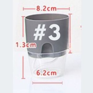 (SG Seller) Smart Self Watering Flower and Plant Pot / Plastic Pot / Automatic absorption Water Pot / Balcony Planting