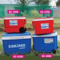 กระติกน้ำแข็งล้อลาก Eskimo ขนาด 15 ลิตร ถังน้ำแข็งมีล้อ KC1500  กระติกน้ำแข็งแคมป์ปิ้ง cooler box พลาสติก Food Grade ผลิตในไทย. 