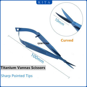 10เซนติเมตรวีนัสกรรไกรไทเทเนียมกระจกตากรรไกรจักษุแพทย์ไมโครกรรไกรตาเครื่องมือผ่าตัด