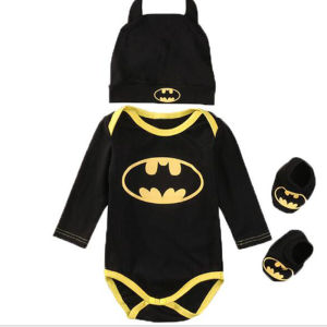 Batman Costume For Baby Boy 1 Year Old Newborn Clothes Set Romper Hat Socks Terno Infant Boy Onesies