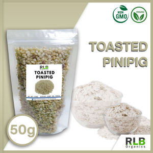 Pinipig Toasted Cooked Pinipig Halo-Halo Toppings Dessert Ingredient Toasted Pinipig Young Rice Flakes Flat Pinipig 100g 50g