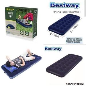 67000 Single Air Bed Bestway for home and camping strong hight quality