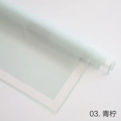 [20pcs] Flower Wrapping Paper Transparent Frame Opp Rim Bouquet Waterproof Florist Gift Shadow Packing Border Pampering