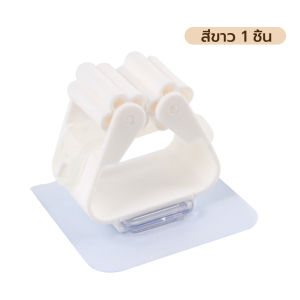 ที่แขวนไม้กวาด ที่แขวนไม้ถูพื้น ไม้ถูพื้นไม่ต้องเจาะผนัง อุปกรณ์จัดเก็บไม้กวาด ไม่ต้องเจาะรู ติดตั้งง่าย แบบแขวนติดผนัง