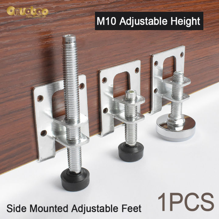 Wardrobe adjustable feet adjustable screws floor uneven furniture