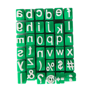 Plastic Letter Stamper Kids Educational Toy for Preschoolers Scrapbooking Stamper Includes Storage Case for Art Craft