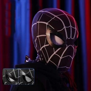 Spiderman Mask Costume Prop Iron Spider Cosplay Masks Superhero Spider Man Helmet Halloween Costume for Adult