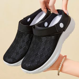 JNW065 Sepatu Slip On Wedges Wanita