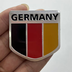 Logo Tem nhôm cờ Đức GERMANY