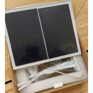 Bộ Tấm Pin Sạc 6V công suất 8W Cổng Type-c Tăng Cường Cho Camera đèn quạt sử dụng Năng Lượng Mặt Trời