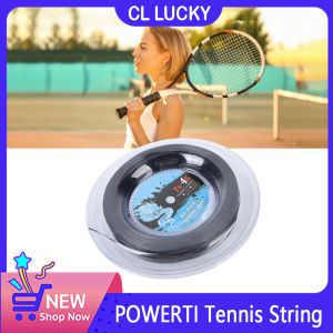 200M POWERTI Tennis Racket String Tennis String Polyester Racquet String High Rotating Resistant High Strength 1.30Mm/1.25Mm 4G Training Racket String Reel Gym Reel Tennis String
