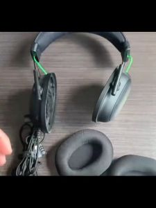 Replacement Ear Pads for Razer Black Shark V1 V2 V2SE Pro Headphones Memory Foam Ear Cushions