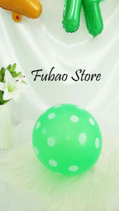Bong bóng cao su chấm bi nhiều màu size lớn trang trí sinh nhật Fubao Store