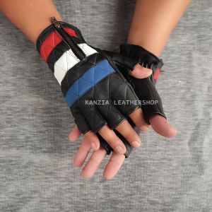 Sarung Tangan Motor Kulit Half Fingers KFCR