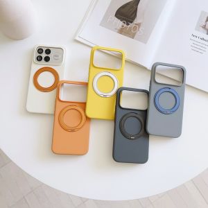 For Xiaomi POCO F8 Ultra Case Hard PC Matte Ring Stand Protective Back Cover Cases For POCO F8 Pro F8Ultra Phone Shell