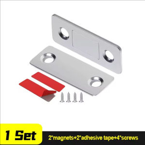10Pcs Magnetic Cabinet Catches with Screw Ultra Thin Door Stop Magnet Door Closer For Closet Cupboard Furniture Hardware Accessories