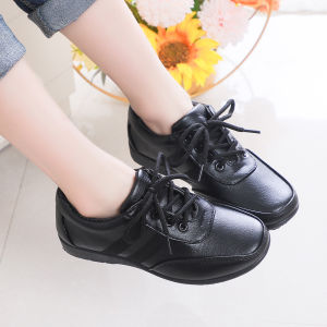 Black shoes for kids casual black formal school shoes for kids size 27-38