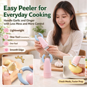 Multifunctional Double-Headed Garlic Peeler Quick Garlic Stripper Creative Garlic Peeling Tools Not Dirty Hands Garlic Tweezer Ginger