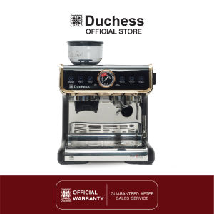 Duchess CM1790 เครื่องชงกาแฟสดระดับบาริสต้ามืออาชีพ พร้อมเครื่องบดเมล็ดในตัว ตัวเครื่องสแตนเลส ดีไซน์เรียบหรู