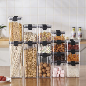 Xsential Airtight Food Storage Container Organizer for Kitchen Pantry Cabinet