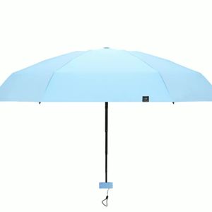 AE Flat 40% off ultra-lightsun umbrella custom printed advertising umbrella logo Manual folding black-coated sunscreen umbrella