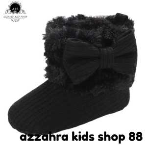 Sepatu Bayi Boots Pita Baby Shoes Pewalker BOWKNOT Umur 1 Sampai 12 Bulan Bisa COD Bayar Di Tempat -Sepatu Anak Cewe - Sepatu Bayi Lucu- Sepatu Bayi Kekinian -Sepatu Bayi Keren dan Elegan - sepatu Bayi Bulu Pita