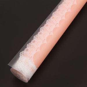 20 Lembar Wrapping Pastel Lace - Cellophane Kertas Buket Bunga W042