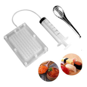 Manual Caviar Maker Box Roe Sauce Making Tool Molecular Gastronomy Kit Creative Kitchen Accessories